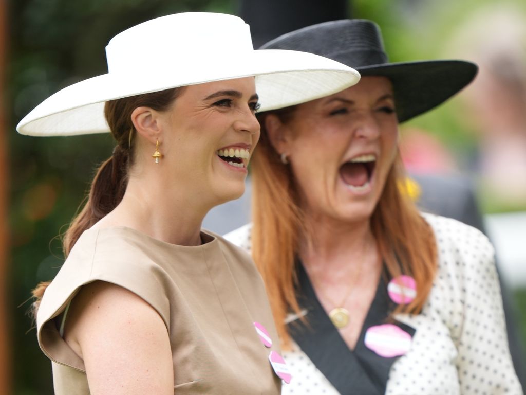 Princess Eugenie with her mum Sarah