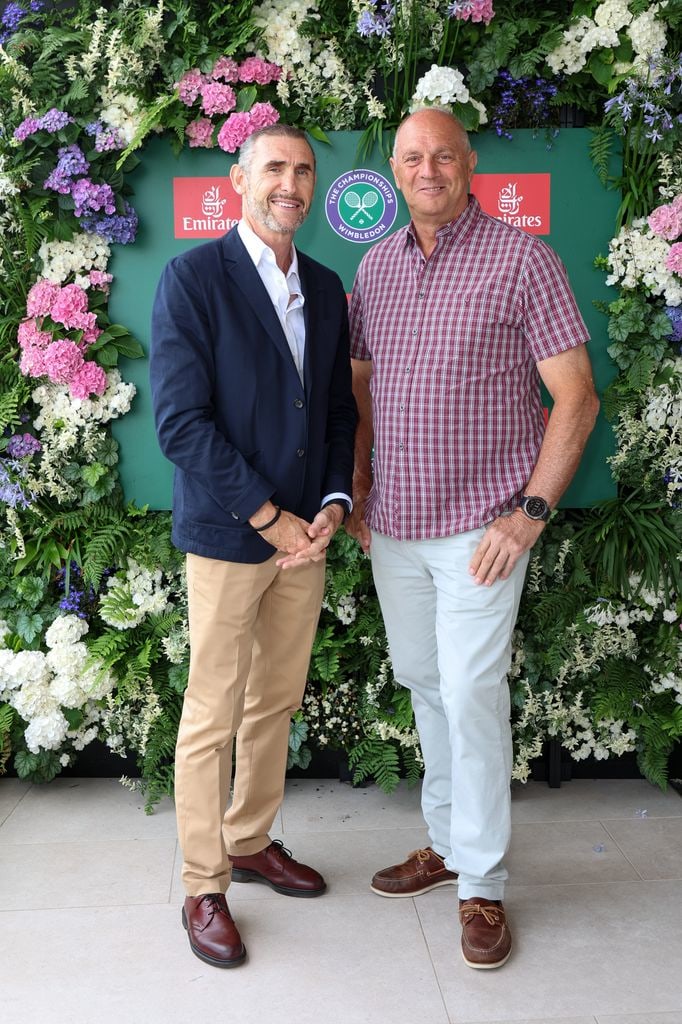 Martin Keown and Steve Redgrave attend as a guest of Emirates, Official Airline Partner of The Championships