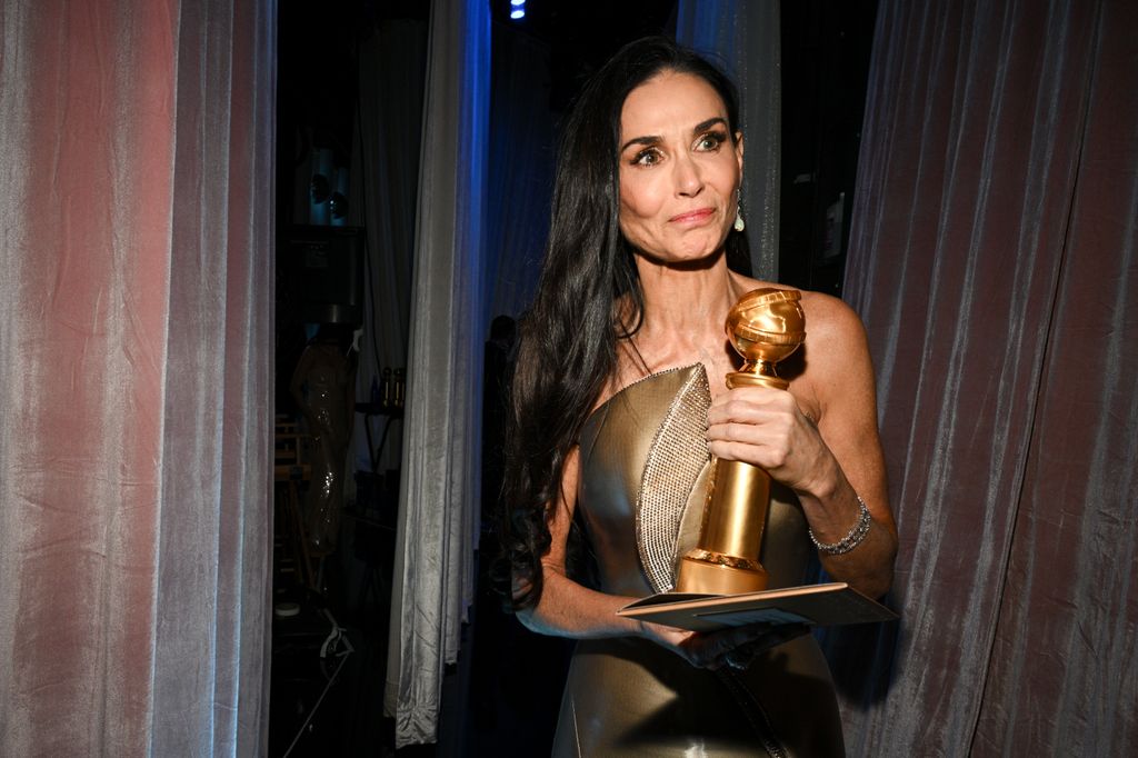 Demi Moore at the 82nd Annual Golden Globes