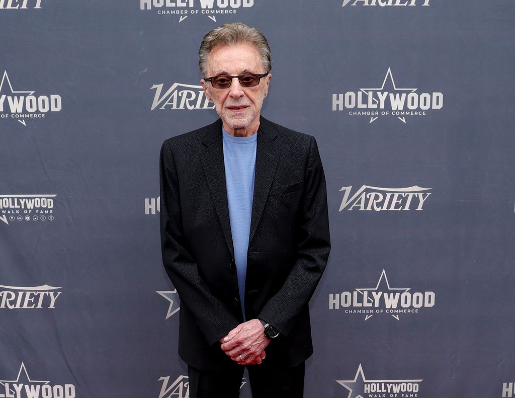 Frankie Valli at the star ceremony honoring Frankie Valli & The Four Seasons with a star on the Hollywood Walk of Fame on May 3, 2024 in Los Angeles, California. (Photo by River Callaway/Variety via Getty Images)