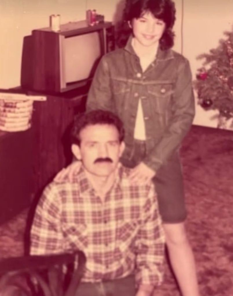 Photo shared by Lauren Sanchez on Instagram of herself as a young girl