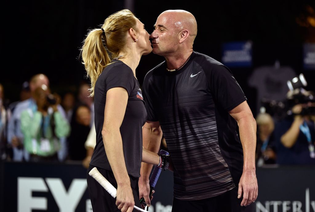 Andre Agassi shares rare photo of his two loves - see wife Steffi Graf's  reaction | HELLO!