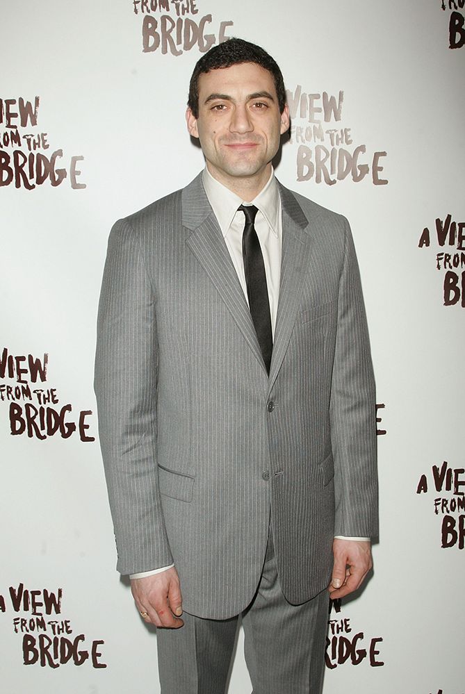 Morgan Spector in a grey suit in 2010