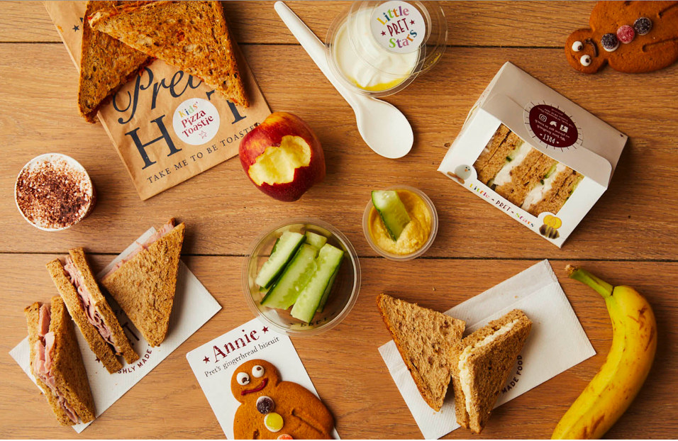 Pret has launched two menus created specifically for children