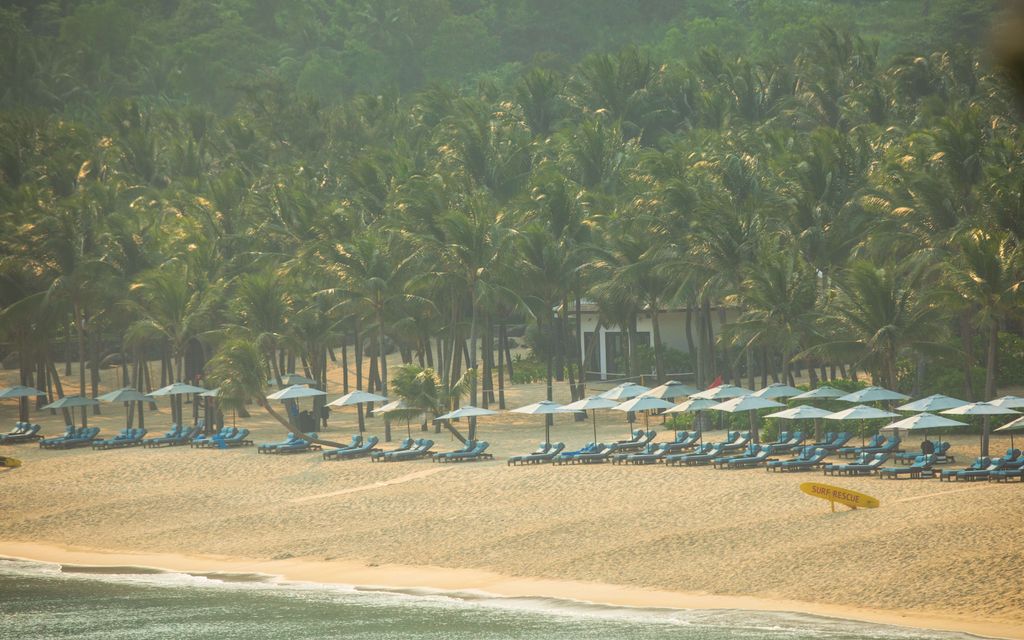 The private beach offers a variety of activties