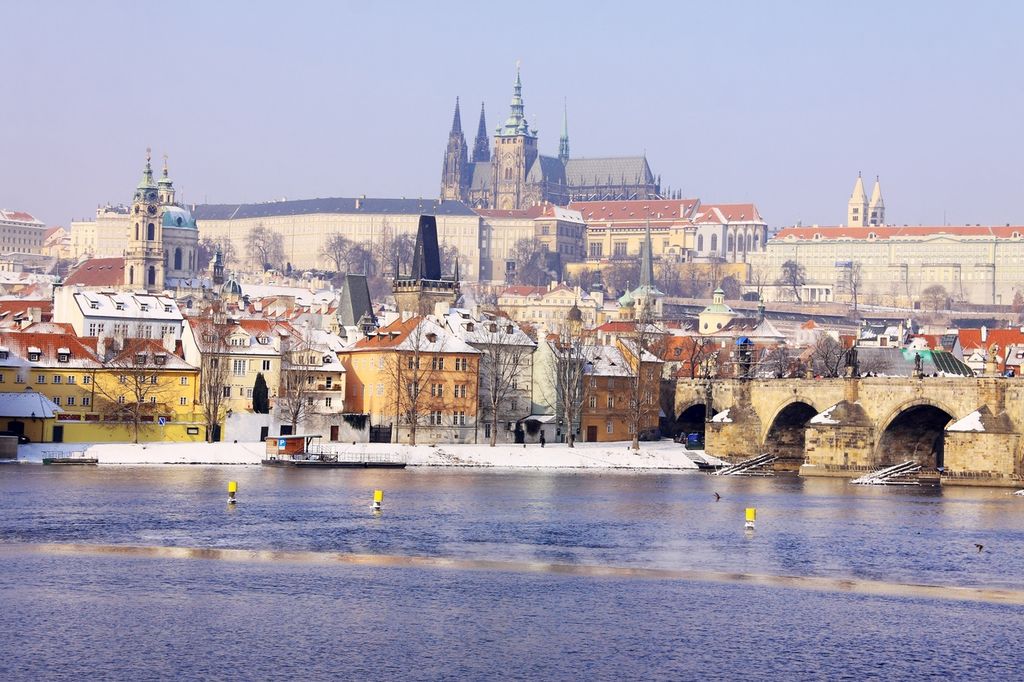 Prague was so beautiful in the snow