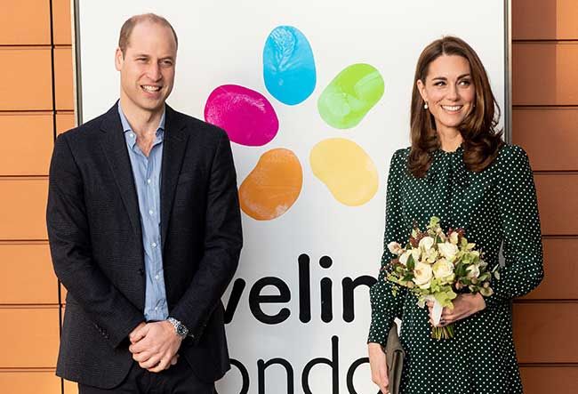 Prince William and Kate at the Evelina London Childrens Hospital