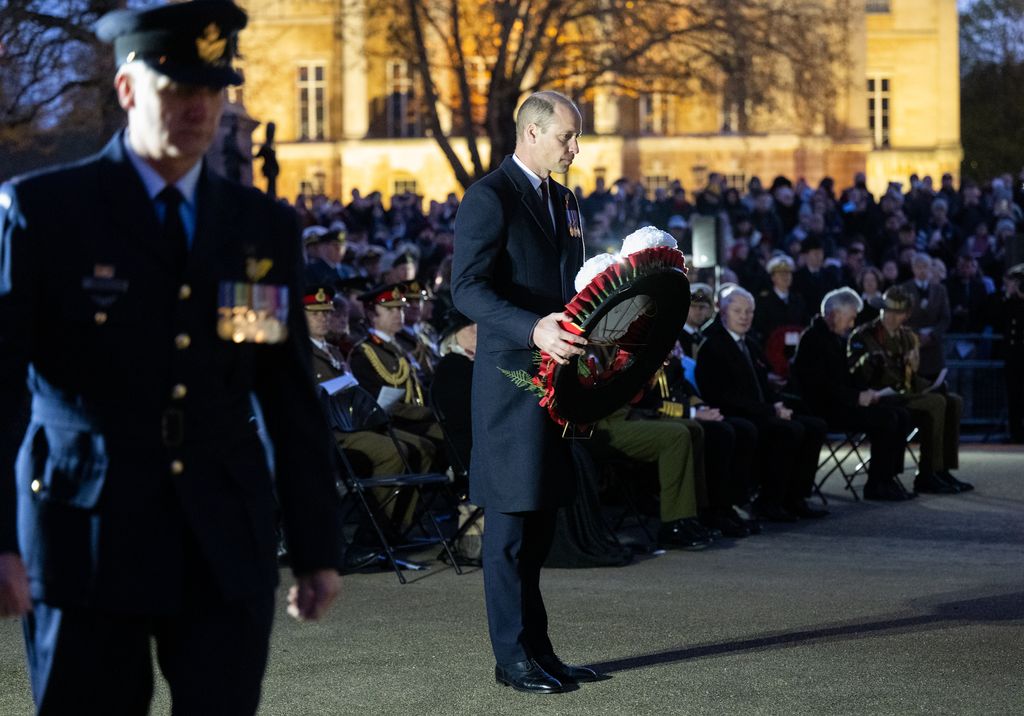 Prince William prepares to lay wreath at Dawn Service for Anzac Day 2023 at Hyde Park