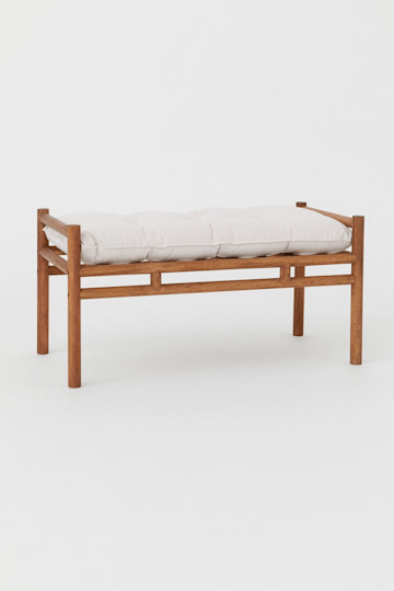 hm home merani wood bench sale