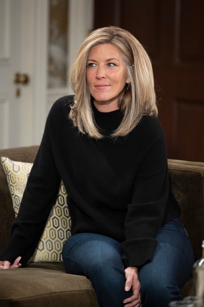 Laura Wright in a still from General Hospital