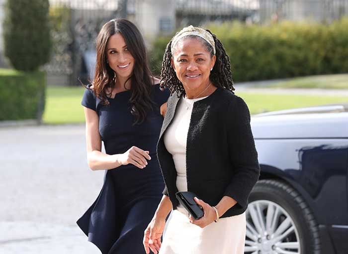 meghan and mother doria
