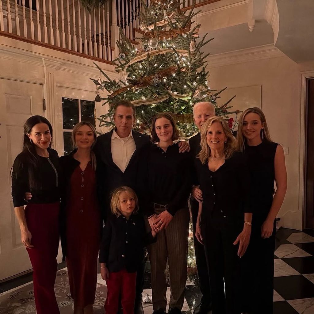 Joe Biden and his family on Christmas