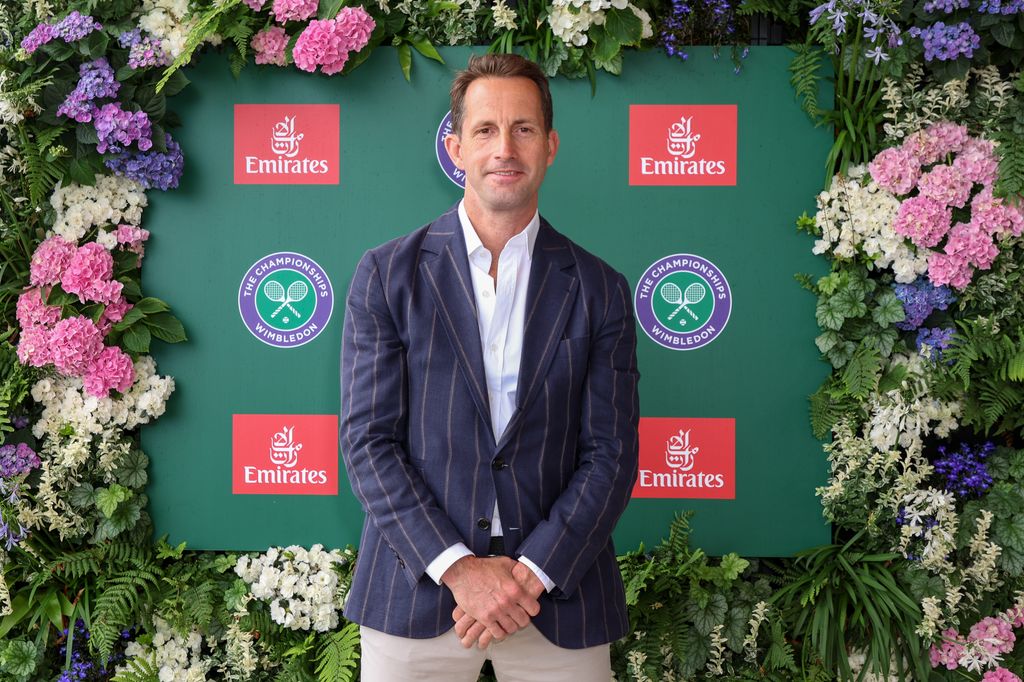 Ben Ainslie posing for photo as he attends as a guest of Emirates, Official Airline Partner of The Championships, "Best of British Sport" Lunch on July 4