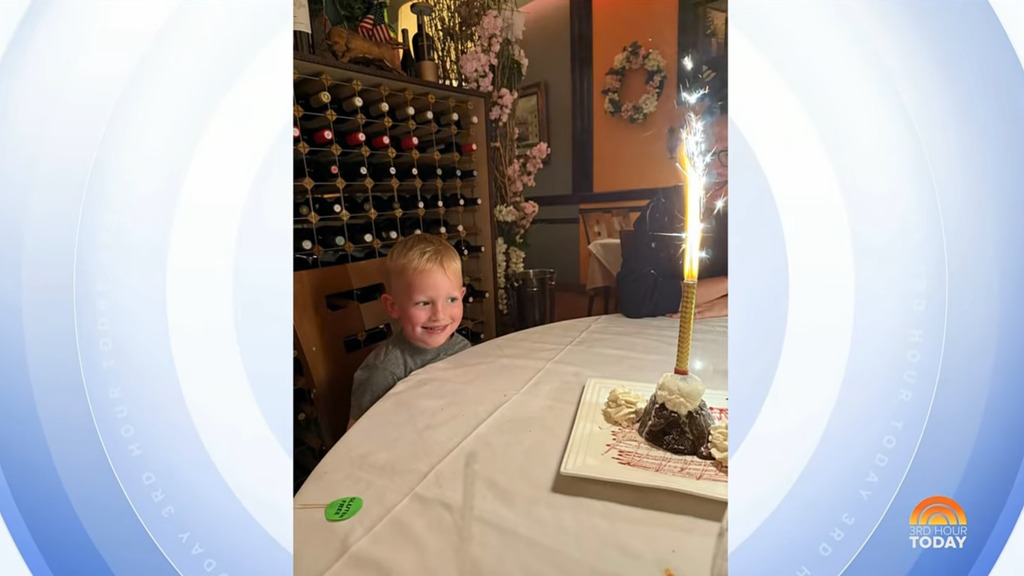 Photo shared by Dylan Dreyer on TODAY of her son Rusty's 4th birthday celebrations