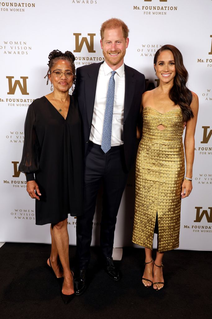 Doria Ragland, Prince Harry, Duke of Sussex and Meghan, The Duchess of Sussex attend the Ms. Foundation Women of Vision Awards: Celebrating Generations of Progress & Power 