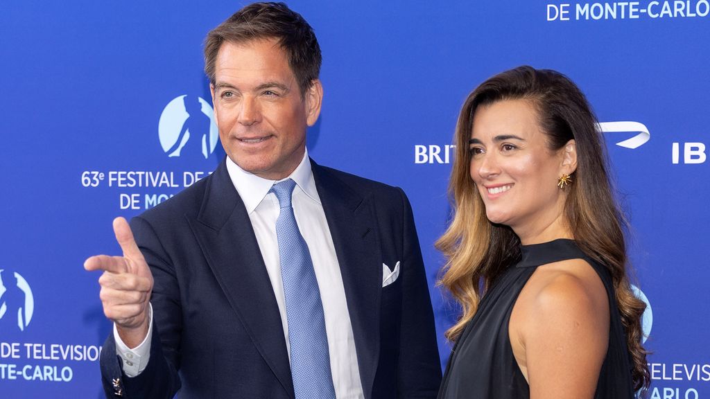 Michael Weatherly and Cote de Pablo attend the Opening Ceremony during the 63rd Monte-Carlo Television Festival