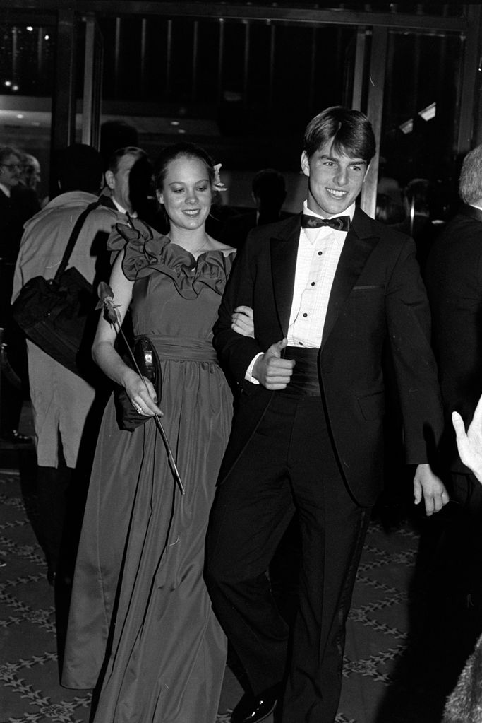 Lee Ann Mapother and Tom Cruise attend an event at the New York Hilton hotel in New York City on December 7, 1981