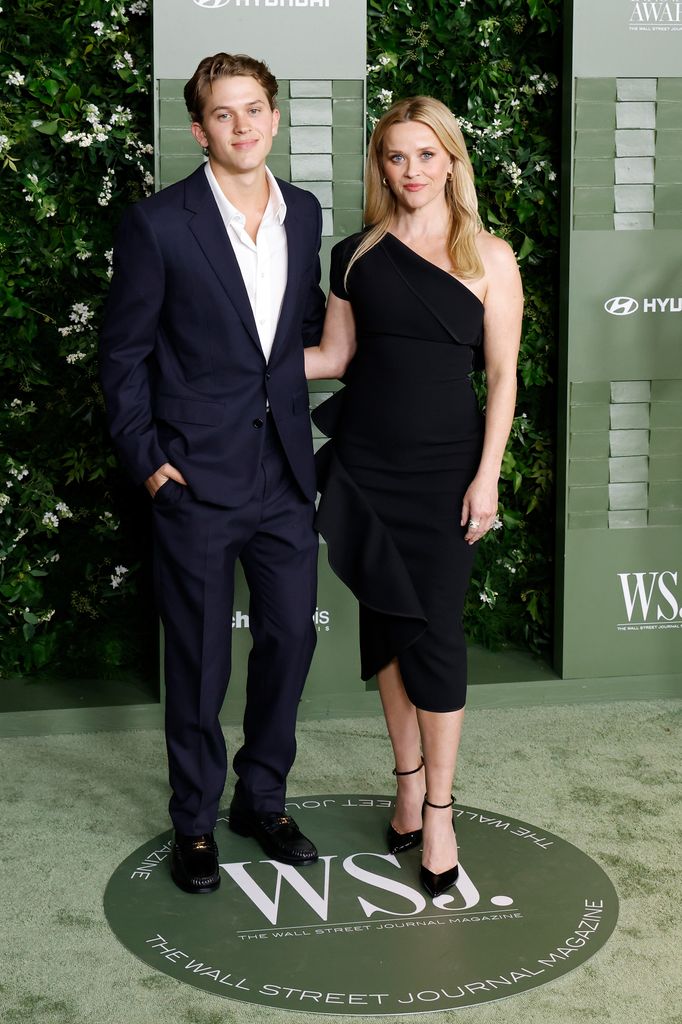 Deacon Phillippe and Reese Witherspoon attend the 2024 WSJ Magazines Innovator Awards at Museum of Modern Art on October 29, 2024 in New York City