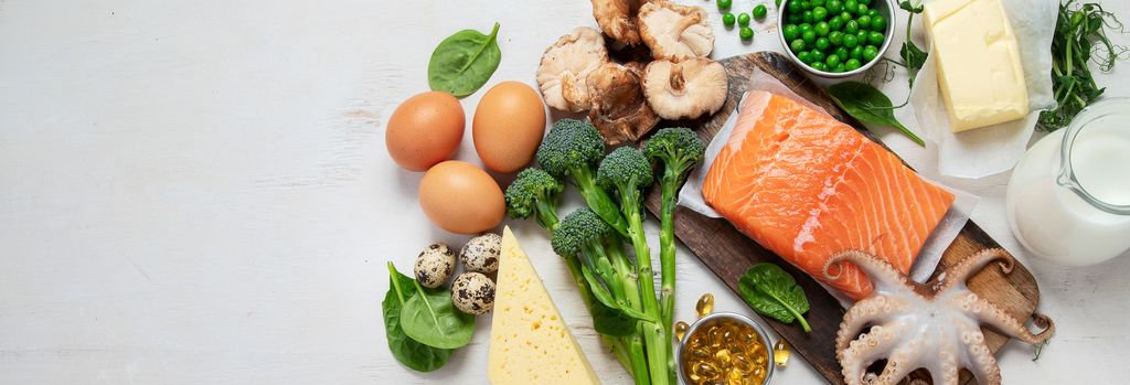 Some foods, such as salmon and eggs, can be a source of Vitamin D