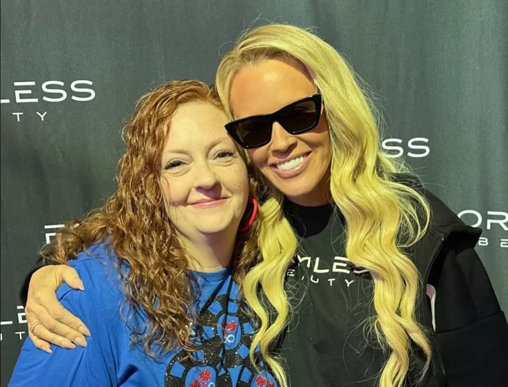 Photo shared by Jenny McCarthy with a fan and friend, Kelly, who passed away