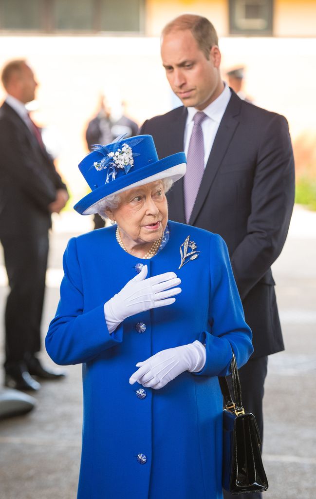 Queen Elizabeth II during a visit to the Westway Sports Centre which is providing temporary shelter for those who have been made homeless in the Grenfell disaster