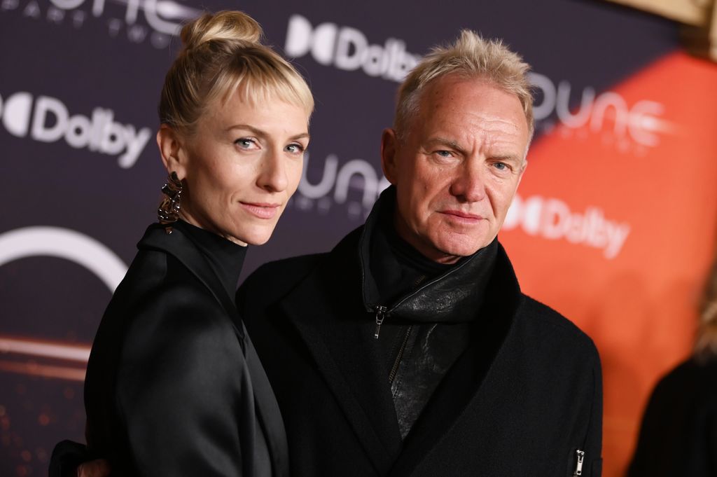 Mickey Sumner and Sting at the U.S. premiere of "Dune: Part 2" 