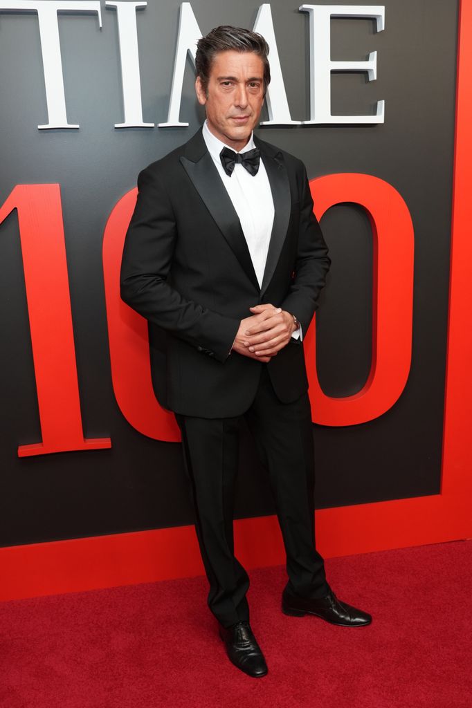 David Muir at the TIME100 Gala held at Jazz at Lincoln Center on April 24, 2025 in New York, New York
