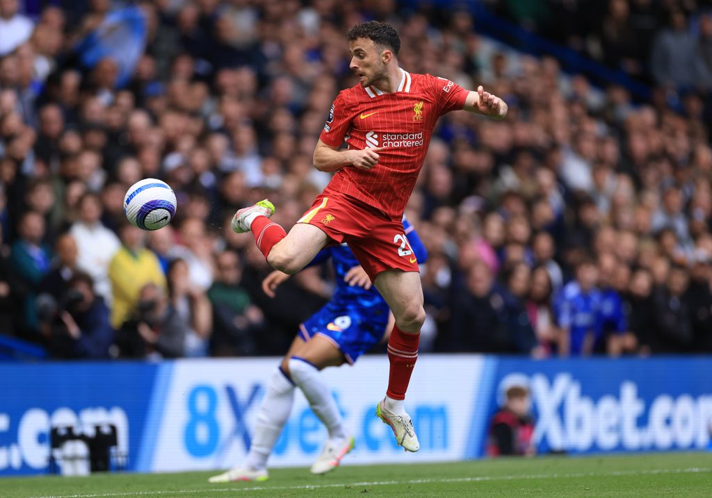 Diogo Jota kicking football