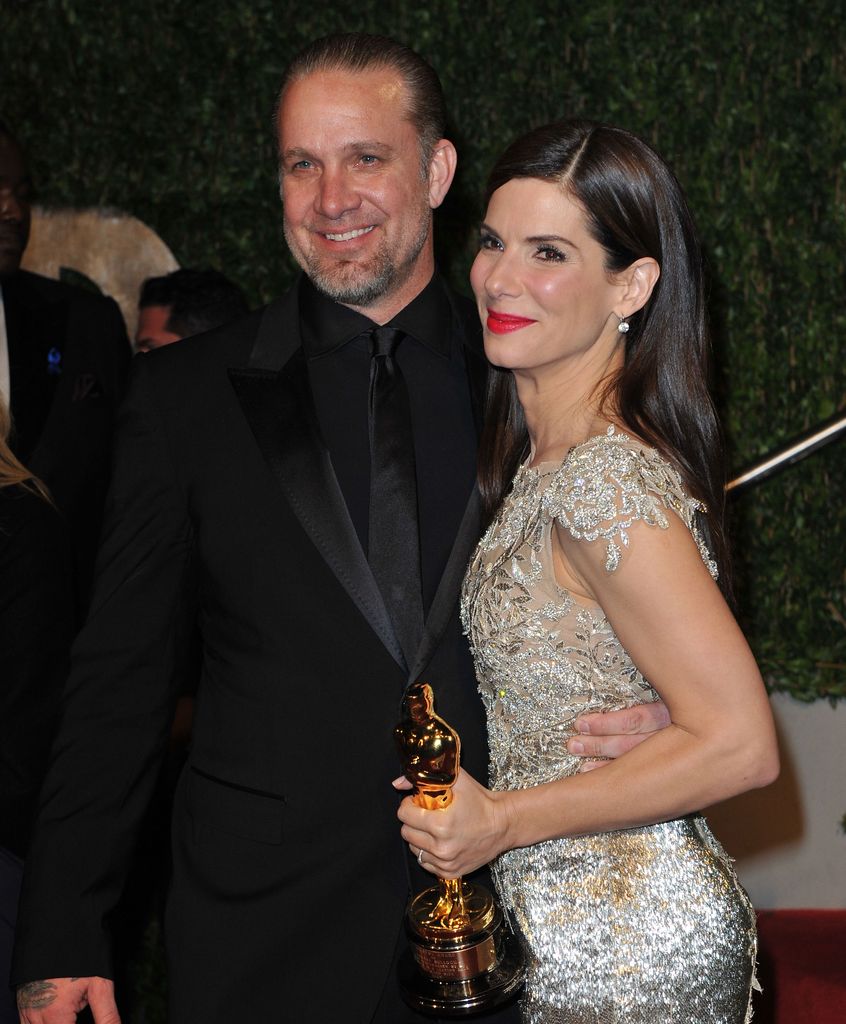 Sandra Bullock and Jesse James after the 2010 Oscars