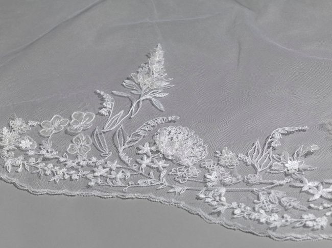 meghan veil embroidery