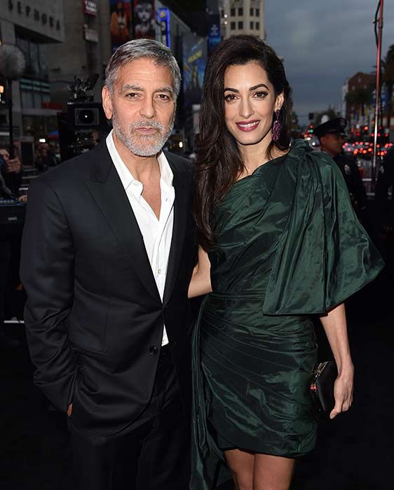 George Amal Clooney New York premiere