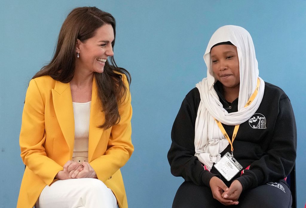 Kate met with some of the young people that the charity supports