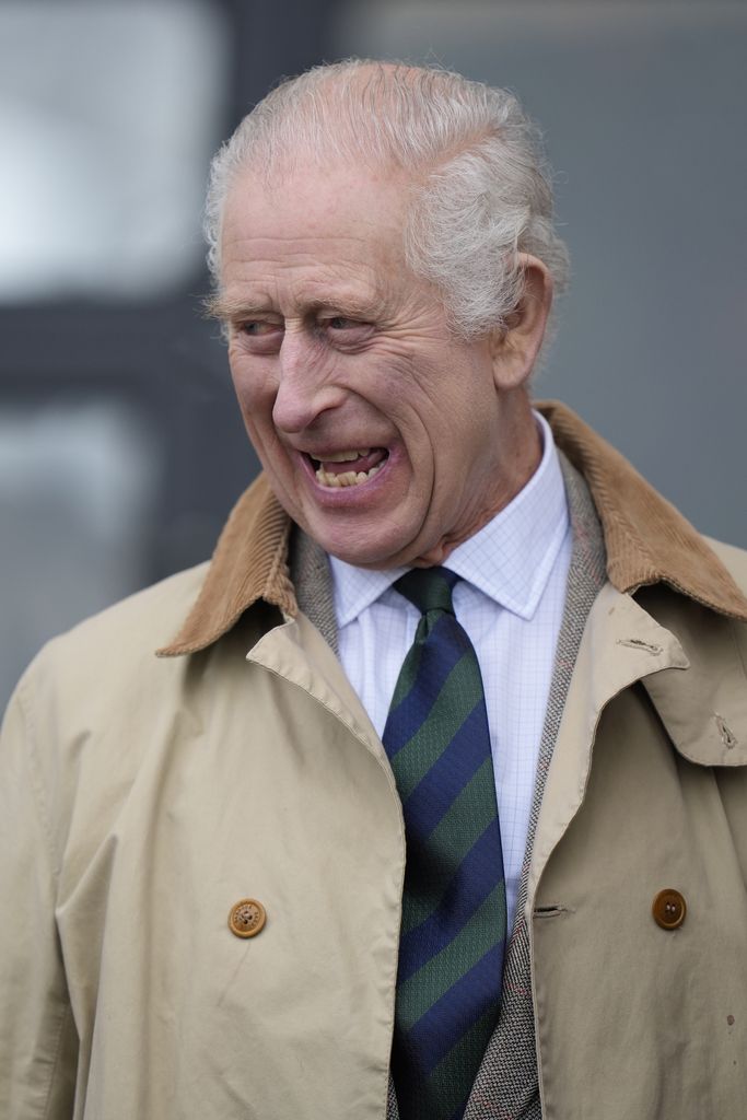 Kral Charles'ın Windsor At Gösterisi'nde gülen bir fotoğrafı