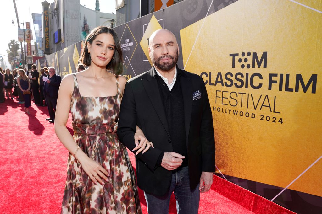 john travolta and daughter ella bleu pulp fiction 30th anniversary screening 2024 tcm classic film festival