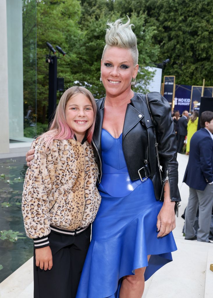 Willow Sage Hart and Pink at the Los Angeles No Kid Hungry Dinner held at a private residence on April 27, 2023 in Los Angeles, California