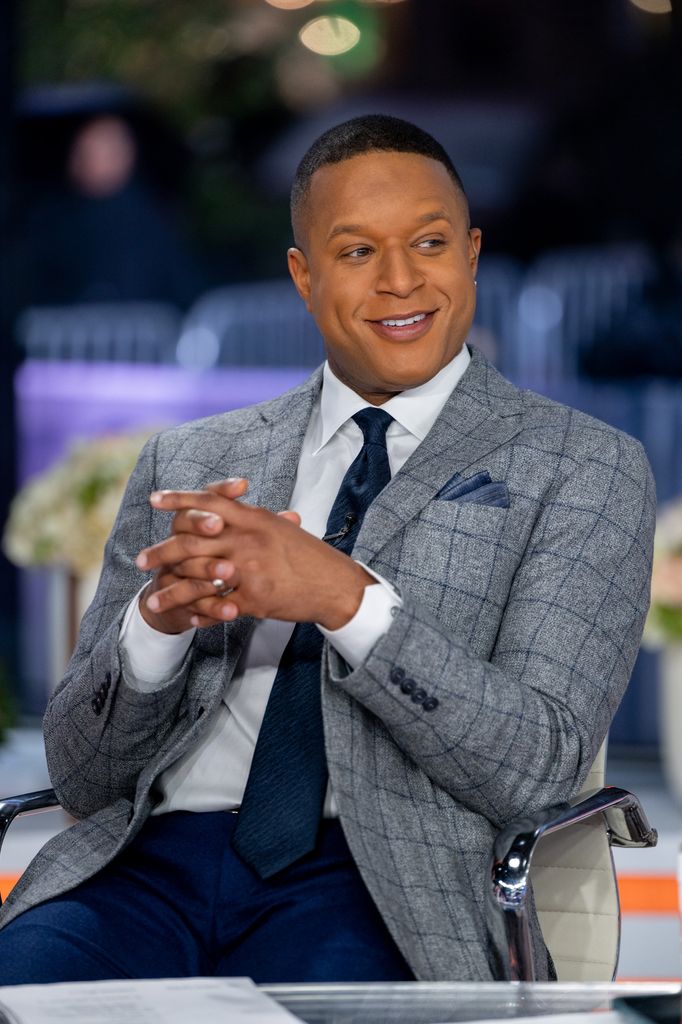 Craig Melvin in the Today Show studios