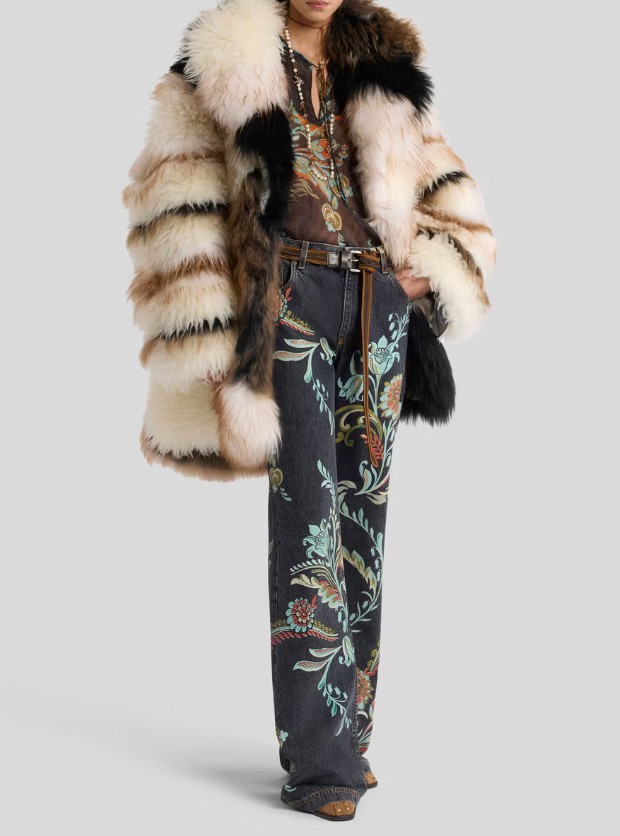 MIXED FUR COAT
etro