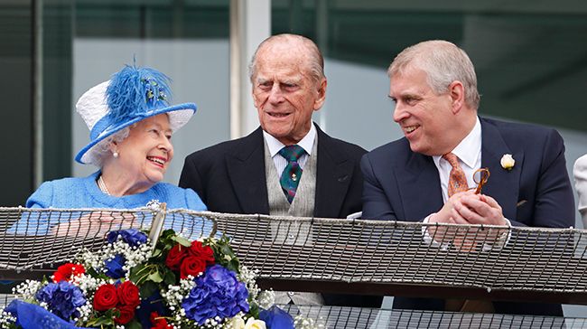 prince andrew and the queen prince philip