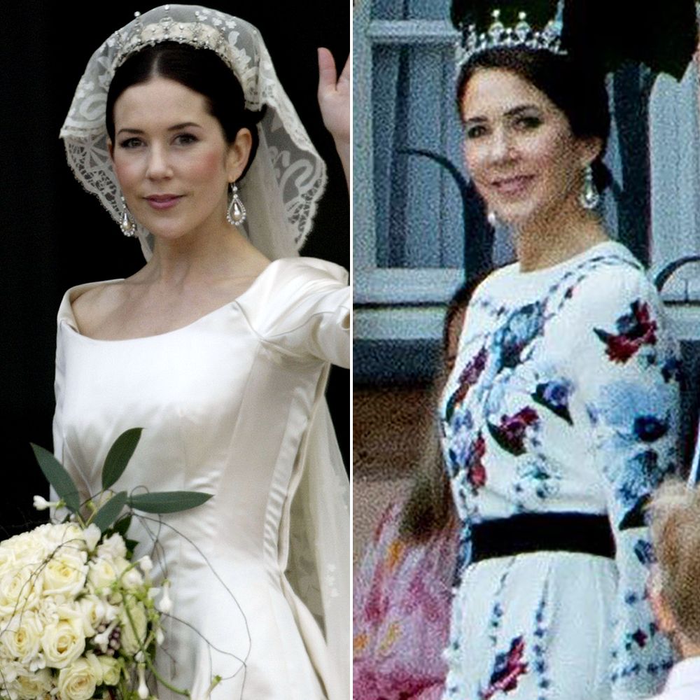 Queen Mary of Denmark rewearing her wedding tiara