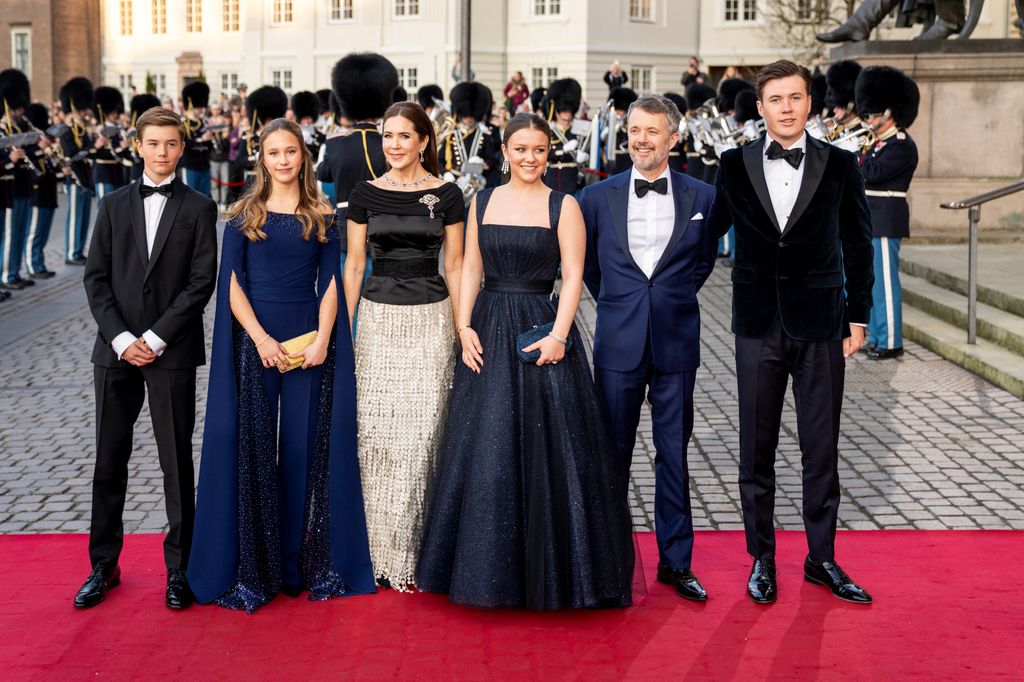 Danish royals on red carpet