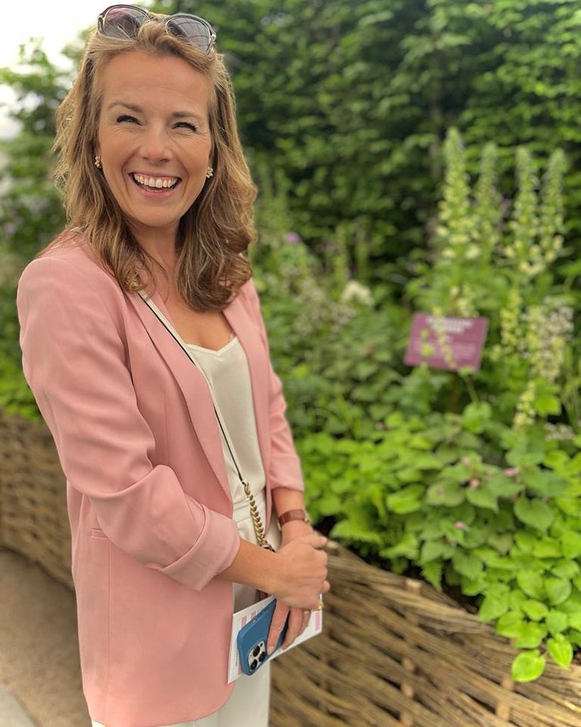 Christina Trevanion smiling in garden
