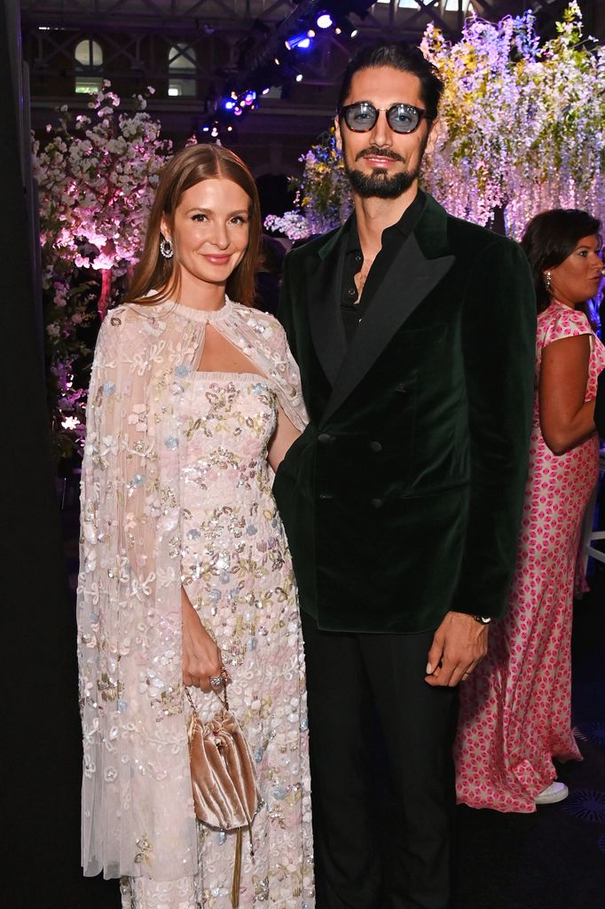 Millie Mackintosh and Hugo Taylor attend Boodles Boxing Ball in association with Overfinch and in support of Hope And Homes For Children at Old Billingsgate on June 10, 2022 in London