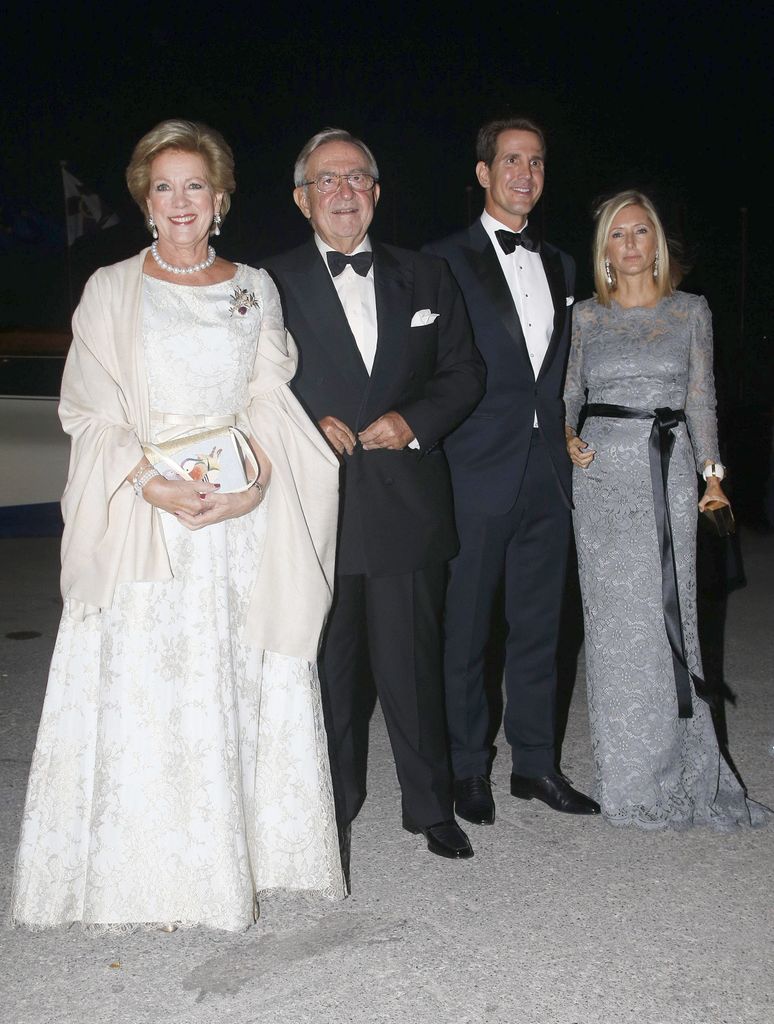 Anne-Marie of Greece, King Constantine II of Greece, Prince Pavlos of Greece, Princess Marie-Chanta