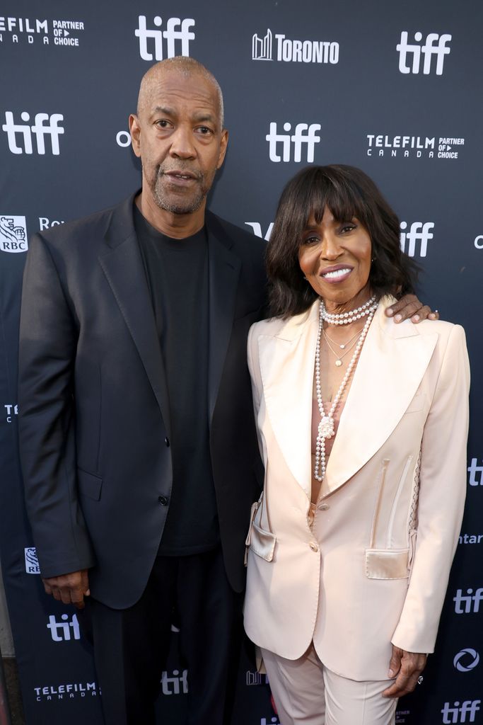 denzel washington and wife at the piano lesson premiere toronto international film festival