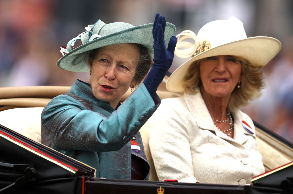 Annabel shared a carriage with Princess Anne, Royal Ascot