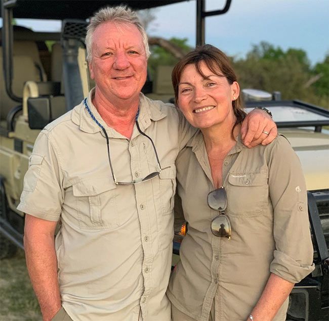 Lorraine Kelly husband Steve safari