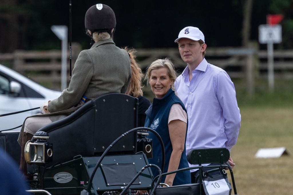 Felix da Silva-Clamp and Sophie, Duchess of Edinburgh with Lady Louise