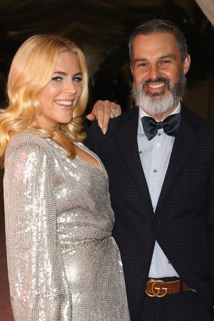 Busy Philipps and Marc Silverstein attend the 27th annual Elton John AIDS Foundation Academy Awards Viewing Party on February 24, 2019 in West Hollywood, California