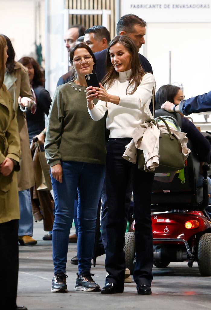 Queen Letizia at the BioCultura fair