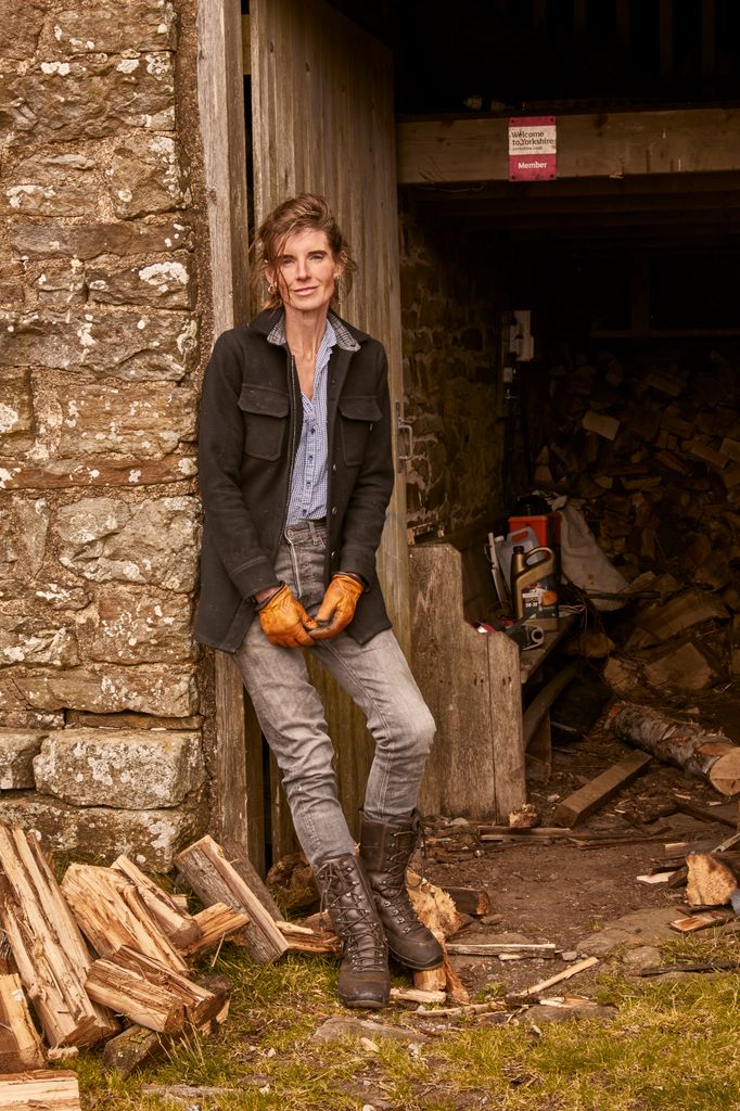 Amanda Owen Photographed at Ravenseat Farm